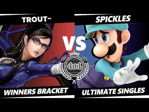 4o4 Smash Night 39 - WTS| Trout~ (Bayonetta) vs ACE| Spickles (Luigi) - Winners Round 3