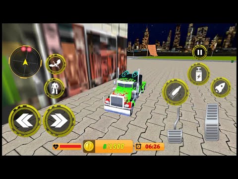 Dragon Robot Police Car Games - Android Gameplay Part 2