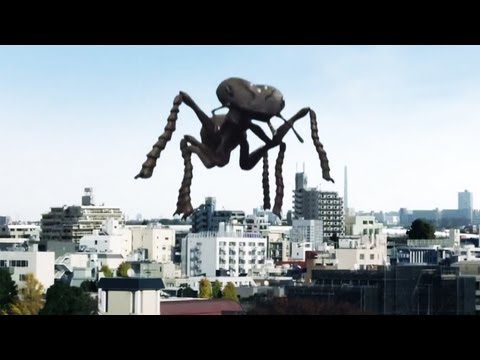 Earth Defense Force 3 Portable : Japanese Live Action Commercial