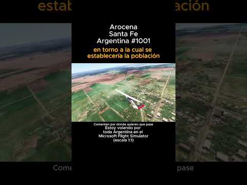 Arocena, Santa Fe desde el Microsoft Flight Simulator #arocena #santafe #msfs #joaha45 #argentina
