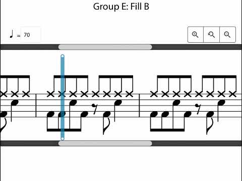 Technical Exercises Fill B Rockschool Drums Grade 2