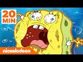 SpongeBob | 20 min lang SpongeBob's meest absorberende momenten | Nickelodeon Nederlands