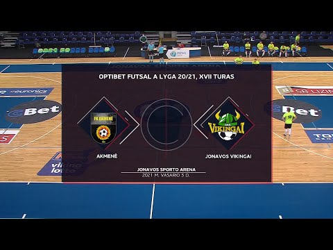 Optibet Futsal A Lyga | Akmenė - Jonavos Vikingai | Rungtynių Santrauka |