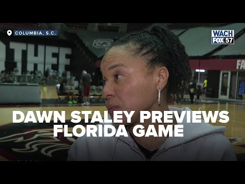 Dawn Staley talks Texas loss, previews Florida game