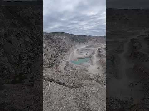 Paisaje de las canteras de Malagueño en Córdoba Argentina.