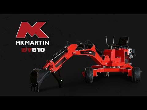 MK Martin Trailer Backhoe