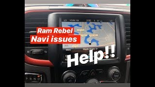 Ram 1500 Rebel  Navigation Issues | 4th Gen Connect