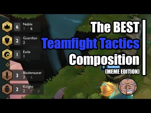 The BEST TFT Composition (overedited) | 6 Noble, 2 Guardian, 1 Exile, 3 Blademaster, 2 Knight