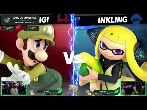 Game Lab Smash #108 Hoper (Luigi) VS Banter (Inkling)