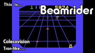 This is Beamrider for the Colecovision