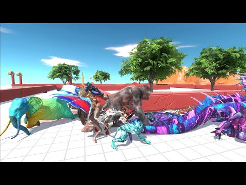 ESCAPE FROM SKELETON MONSTER - Animal Revolt Battle Simulator