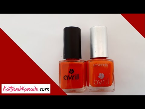 Esmaltes de uñas rojos Avril Cosmetics