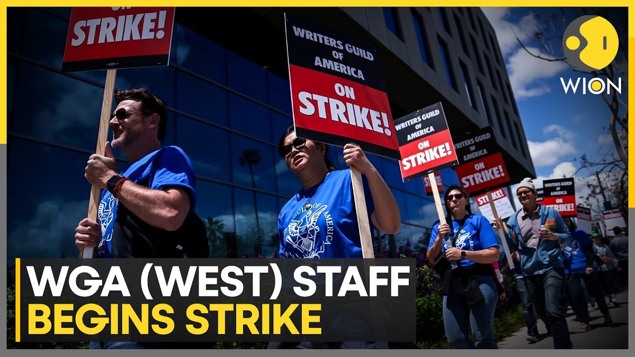 WGA (West) Staff Strike Over Alleged Unfair Labour Practices | WION