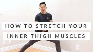 Tight adductors all day long? How to stretch your inner thigh muscles