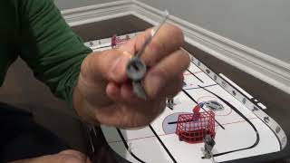 How To Replace Hockey Figures On Stiga Table Hockey Game-Tutorial