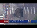 Large Sinkhole Opens On UWS