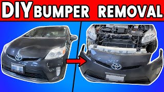 DIY (2010 - 2015) Toyota Prius Front Bumper Removal / Takeout - Any Bumper Takeout