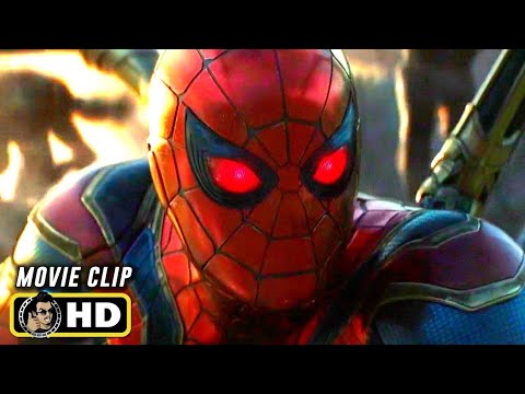 Avengers Endgame ( 2019 ) - Spider Man takes Gauntlet | Activates Instant Kill [ HD ]