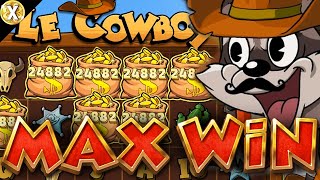 🚀 First 25,000x MAX WIN On Le Cowboy! 🚀 EPIC Big WIN New Online Slot - Hacksaw Gaming