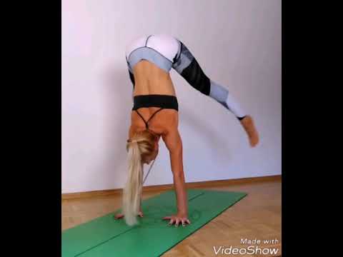 Contortion, Handstand and wheel flow