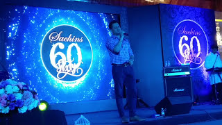 Vipin Patwa Live unplugged at Sachin&#39;s 60th birthday