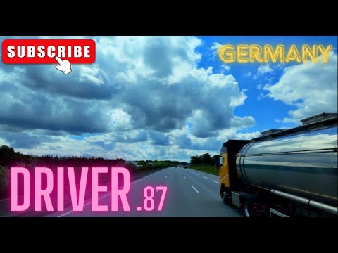 Driving from the A7 Autobahn to Hamburg