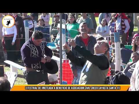 3 festival de jinetada a beneficio de asociacion civil creer Cayasta Santa fe