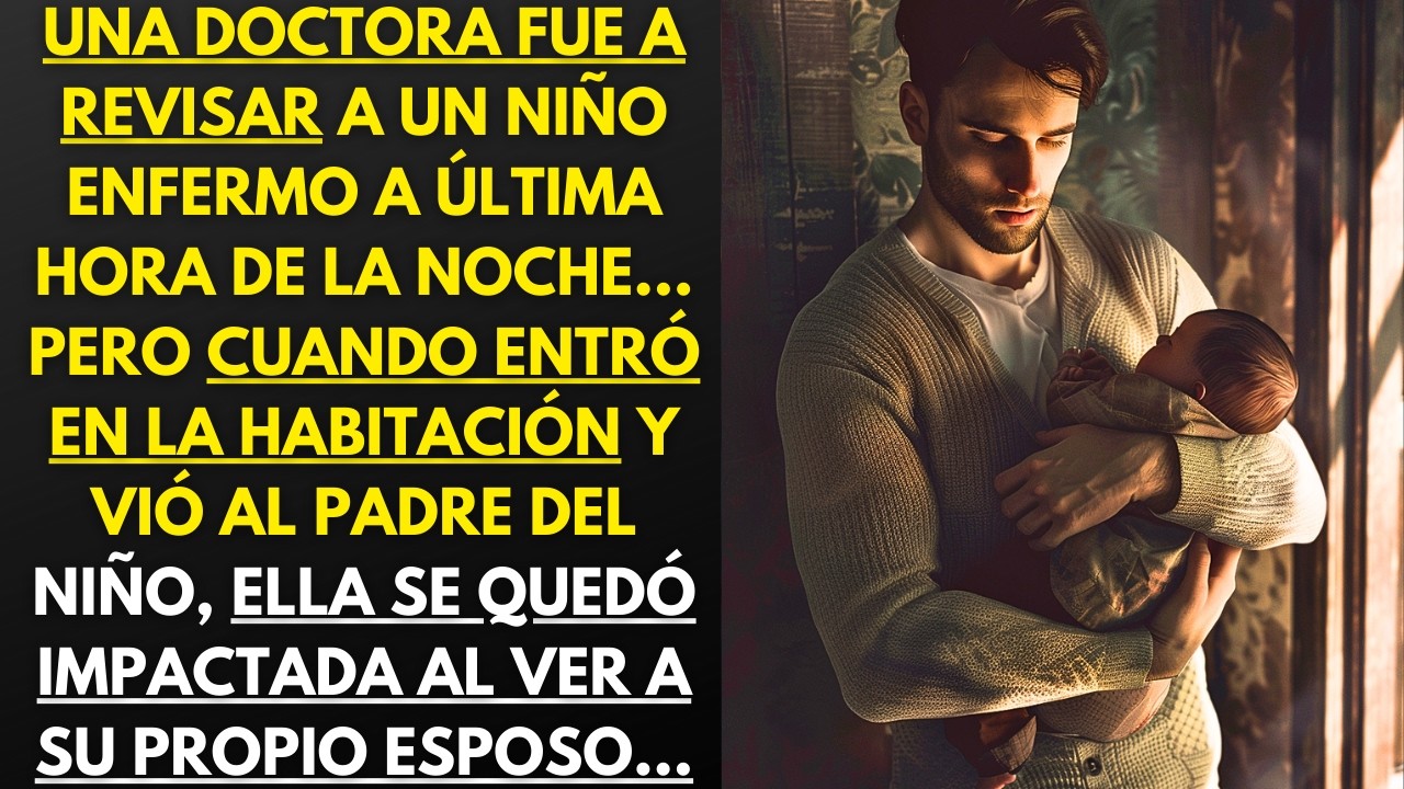 UNA DOCTORA FUE A REVISAR A UN NIÑO ENFERMO A ÚLTIMA HORA, PERO CUANDO APARECIÓ EL PADRE DEL NIÑO...