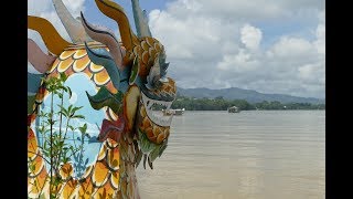 preview picture of video 'Hue, Vietnam - Perfume River Dragon Boat Ride to the Thien Mu Pagoda in 4K with #Gate1Travel'