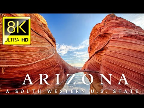 ARIZONA In 8k ULTRA HD VIDEO - The Grand Canyon State - Phoenix, Arizona 8k Drone Video