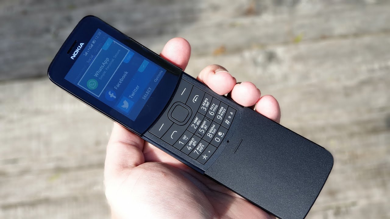 Nokia 8110 4G — кнопочный смартфон на KaiOS