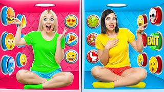 1000 Mystery Buttons Challenge Only 1 Lets You Escape | Funny Food Challenges by Multi DO Fun