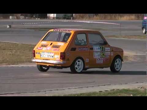 Dariusz Salecki Fiat 126 p WRC - SuperOES Puchar Jesieni Tor Kielce 11-11-2011
