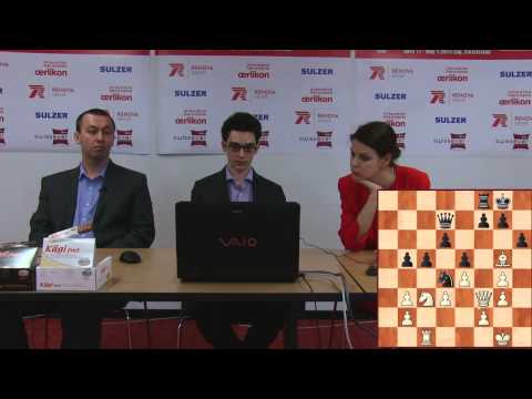 Press Conference Round 9: Kamsky Gata (USA) - Caruana Fabiano (ITA)