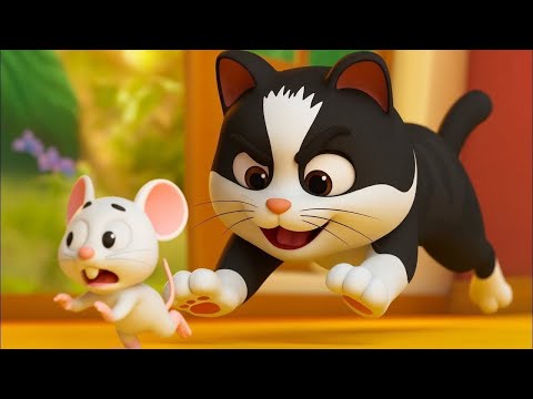 😺 Meow Meow Billi | Funny Cat Song | Billi Karti Meow Meow | Learn Animal Sounds | Balgeet | hindi