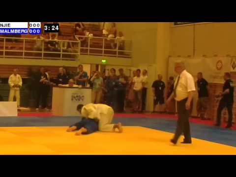 Judo Nordic Championships 2014: M-73: NJIE - MALMBERG