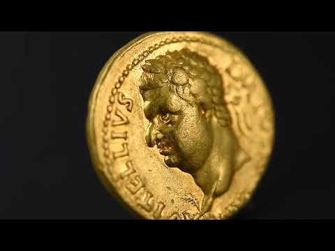 Vitellius, Aureus, 69, Tarraco, Extremamento rara, Dourado, EF(40-45), RIC:35