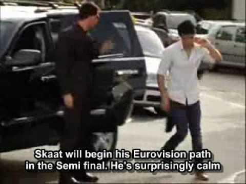Harel Skaat Shoots a Promo for Eurovision Oslo 2010- Translated