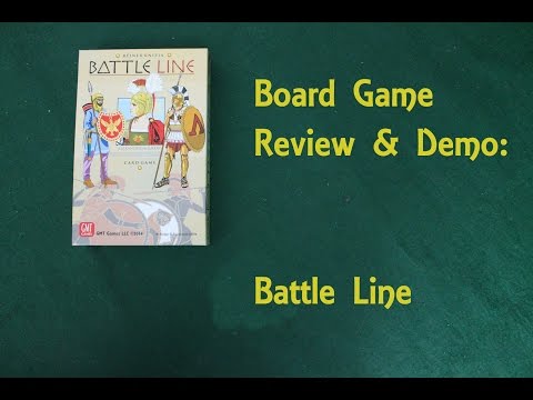Board Game Review and Gameplay Demo - Battle Line