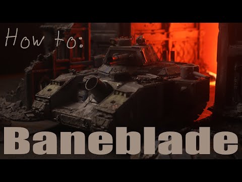 Baneblade from Cardboard | Warhammer 40k | Apocalypse | Scratchbuilding | EN