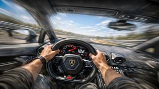 Lamborghini Huracan tried to rip my face off.  Head snap at 1:39!
