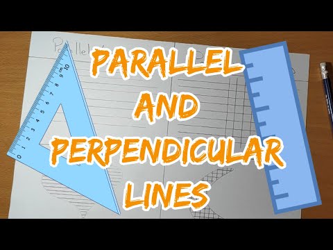 ✏ Como desenhar linhas PARALELAS e PERPENDICULARES com QUADRADO 📐 e RÉGUA 📏 (ou 2 esquadros)