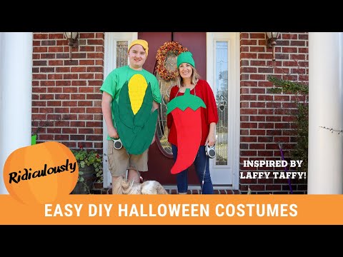 Easy DIY Family Costumes - CHILI PEPPER!