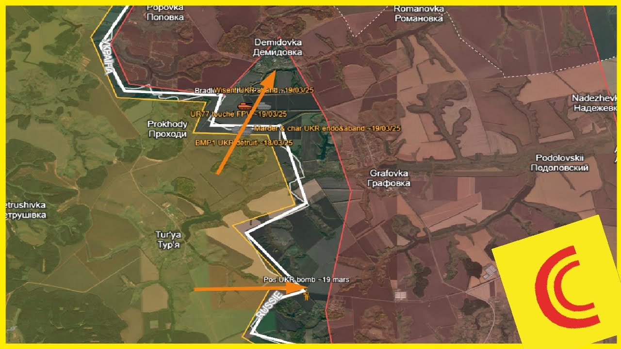 Conflit Ukraine 20/03/25 : Incursions ukrainiennes à Belgorod (Russie)