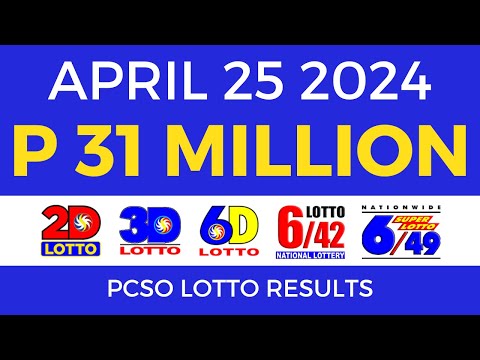 Lotto Result Today 9pm April 25 2024 [Complete Details]