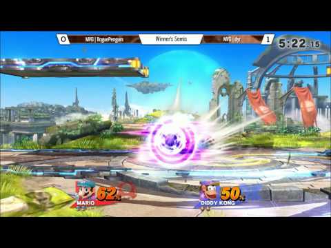 CB11 Singles - MVG|RoguePenguin (Mario) Vs. MVG|dyr (Diddy Kong) SSB4 Winners Semifinals