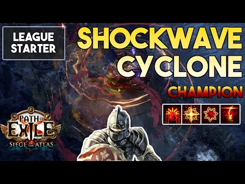 [3.20] Shockwave Cyclone Build (League Starter) | Champion | Forbidden Sanctum | Path of Exile 3.20