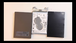 Seagate One Touch 2TB External HDD Unboxing and Teardown