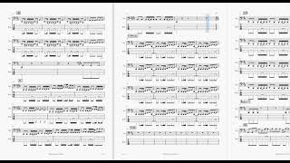 The Gazette - Vortex : Bass Midi Playthrough &amp; Tabs