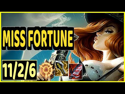 MISS FORTUNE VS SENNA - 11/2/6 KDA ADC GAMEPLAY CHALLENGER I